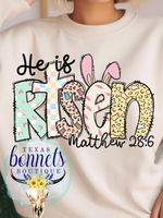 Easter He Is Risen Tee