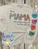 Mama Heart Long Sleeve Tee